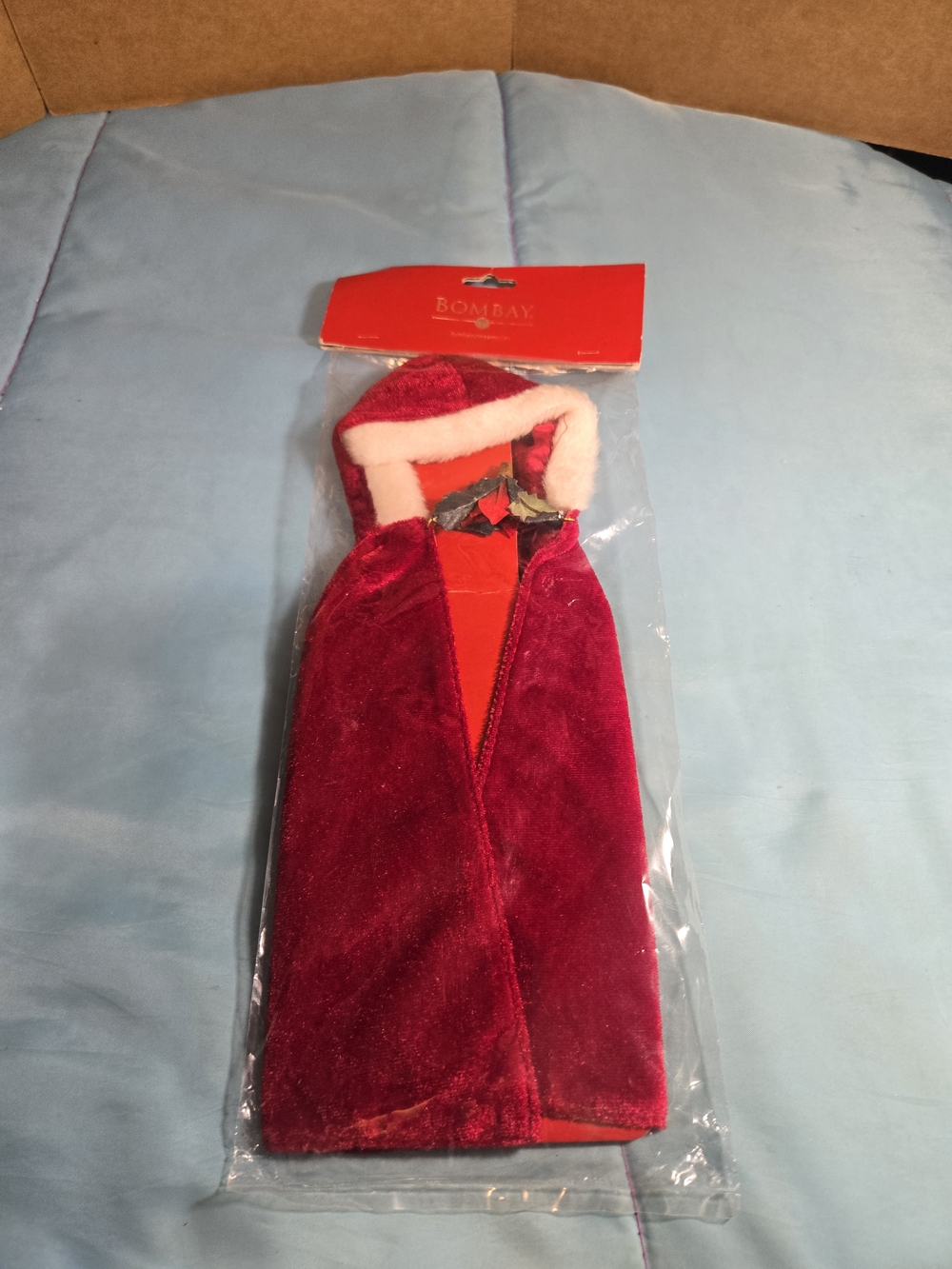 Bombay Velvet Red Doll Coat with Hood
